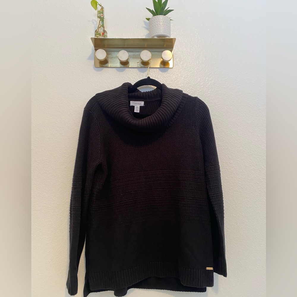 Calvin Klein Black Sweater- Medium